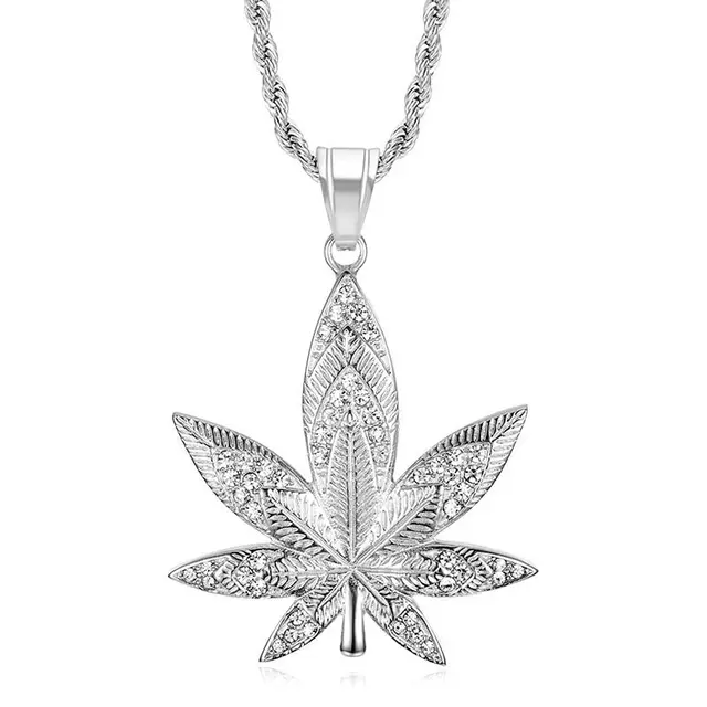 MARIJUANA LEAF PENDANT