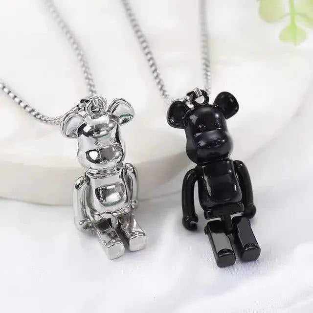 BEAR BRICKS SS PENDANT