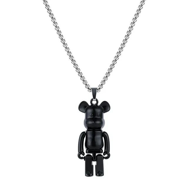 BEAR BRICKS SS PENDANT
