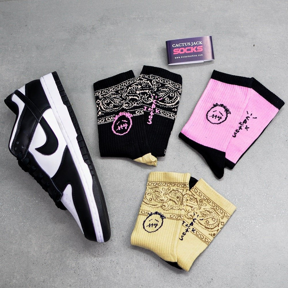 Travis Scott Socks Travis Socks Combo Pack of Kicks Machine