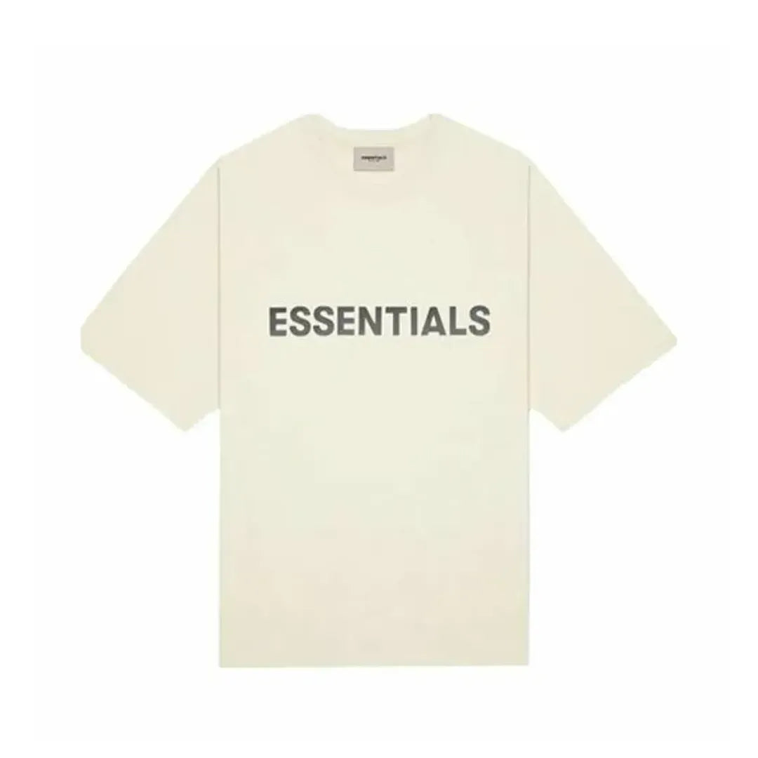 Essentials SS20 Cream Short Sleeve T-shirt
