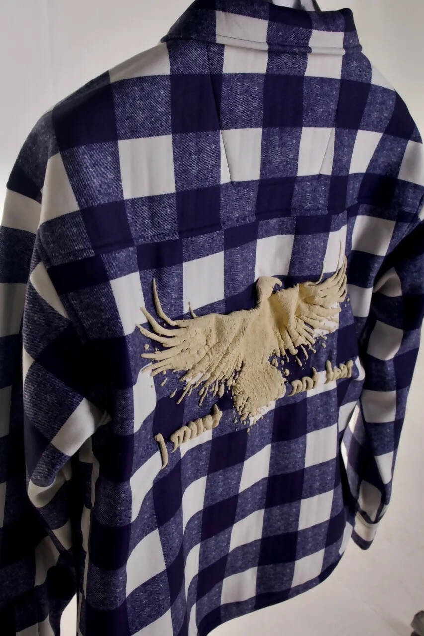EAGLE OVER-SHIRT-BLUE