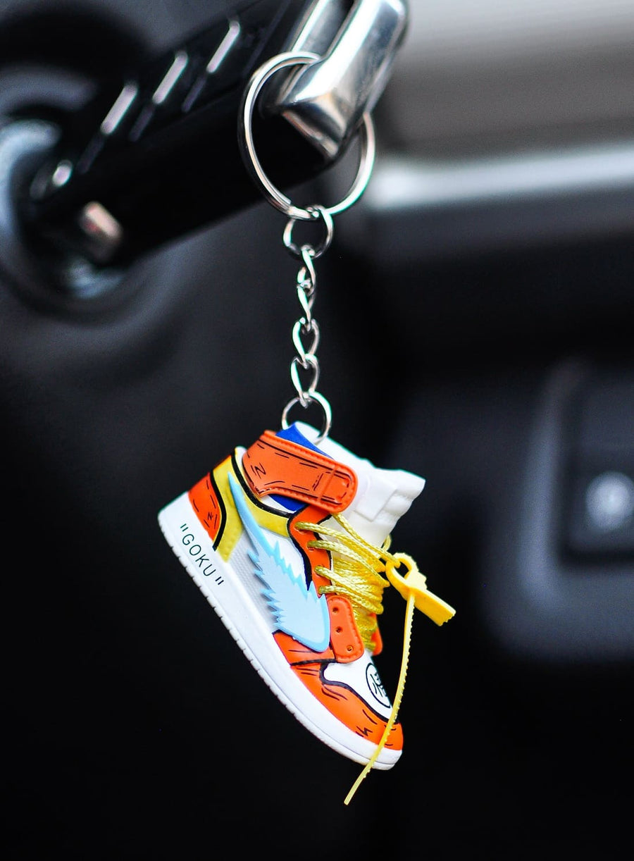 3D Sneaker Keychain Jordan 1 Goku