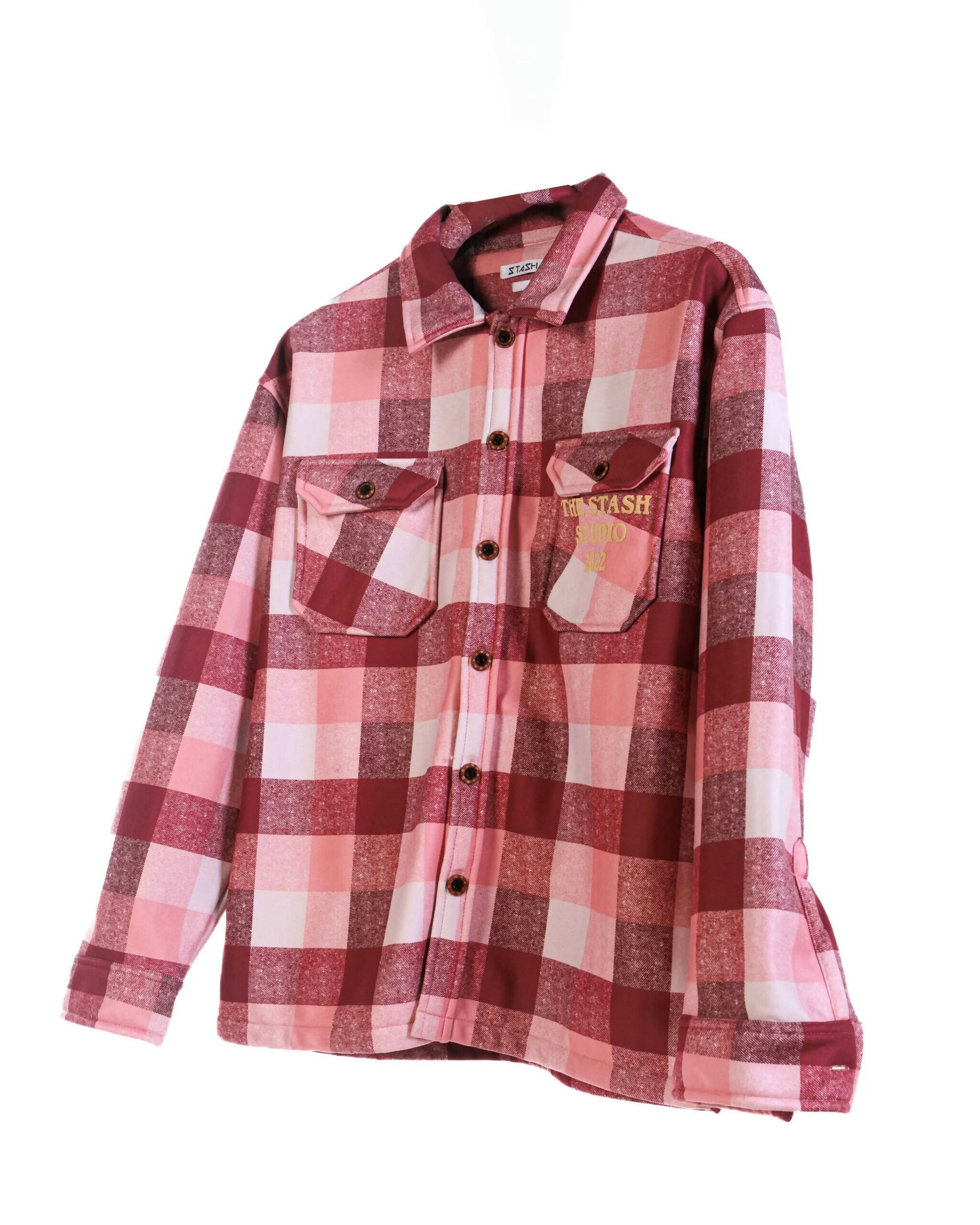 BASIC STASH STUDIO OVER-SHIRT-PINK