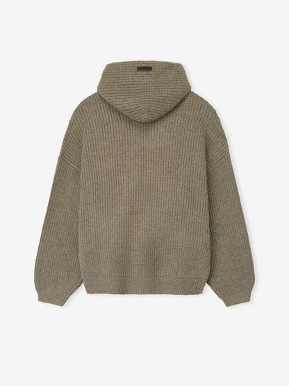 Essentials Heavy Waffle 90S Hoodie Homestead Heather
