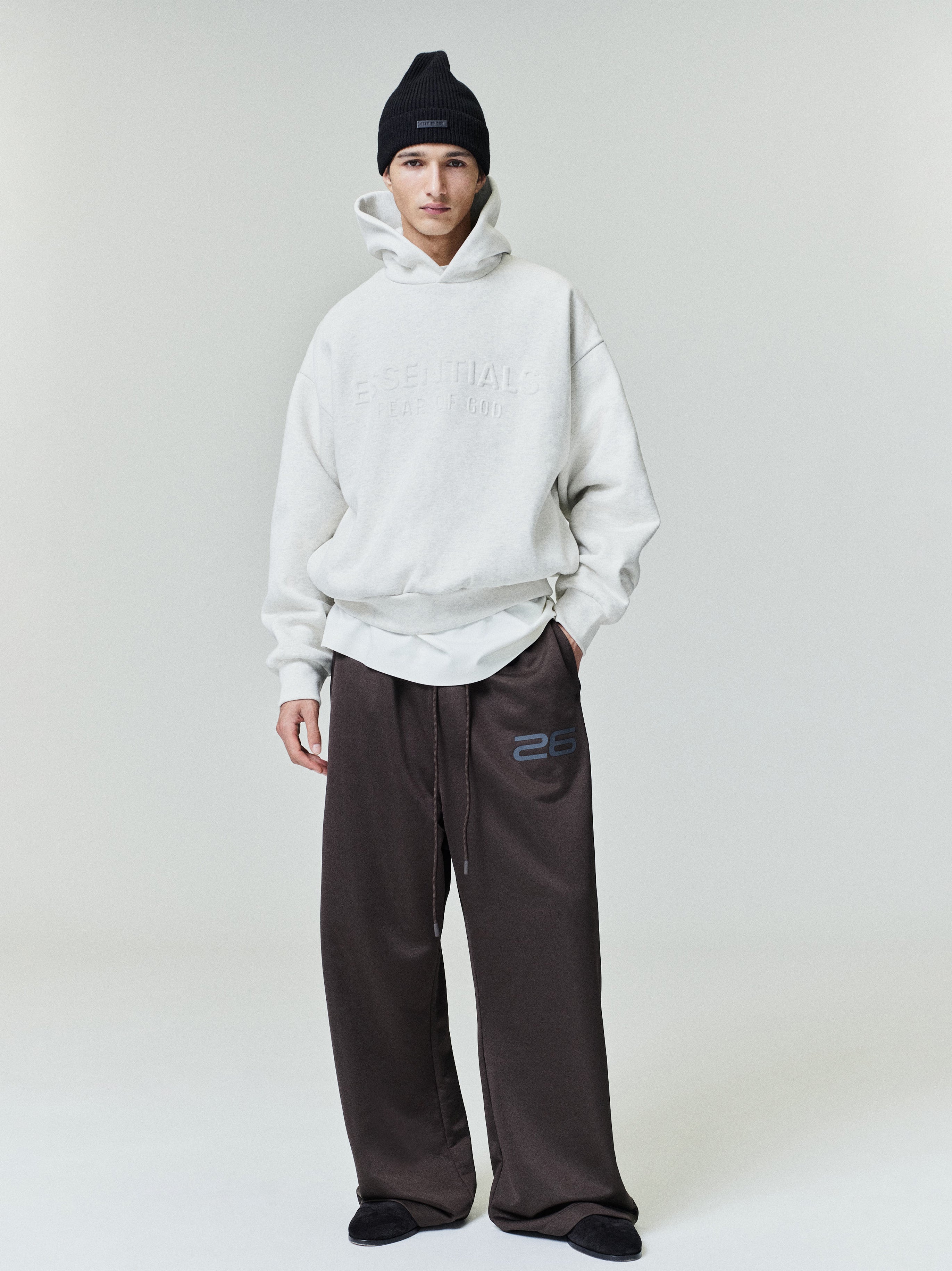 Essentials Satin Fleece Lounge Sweatpant Brown