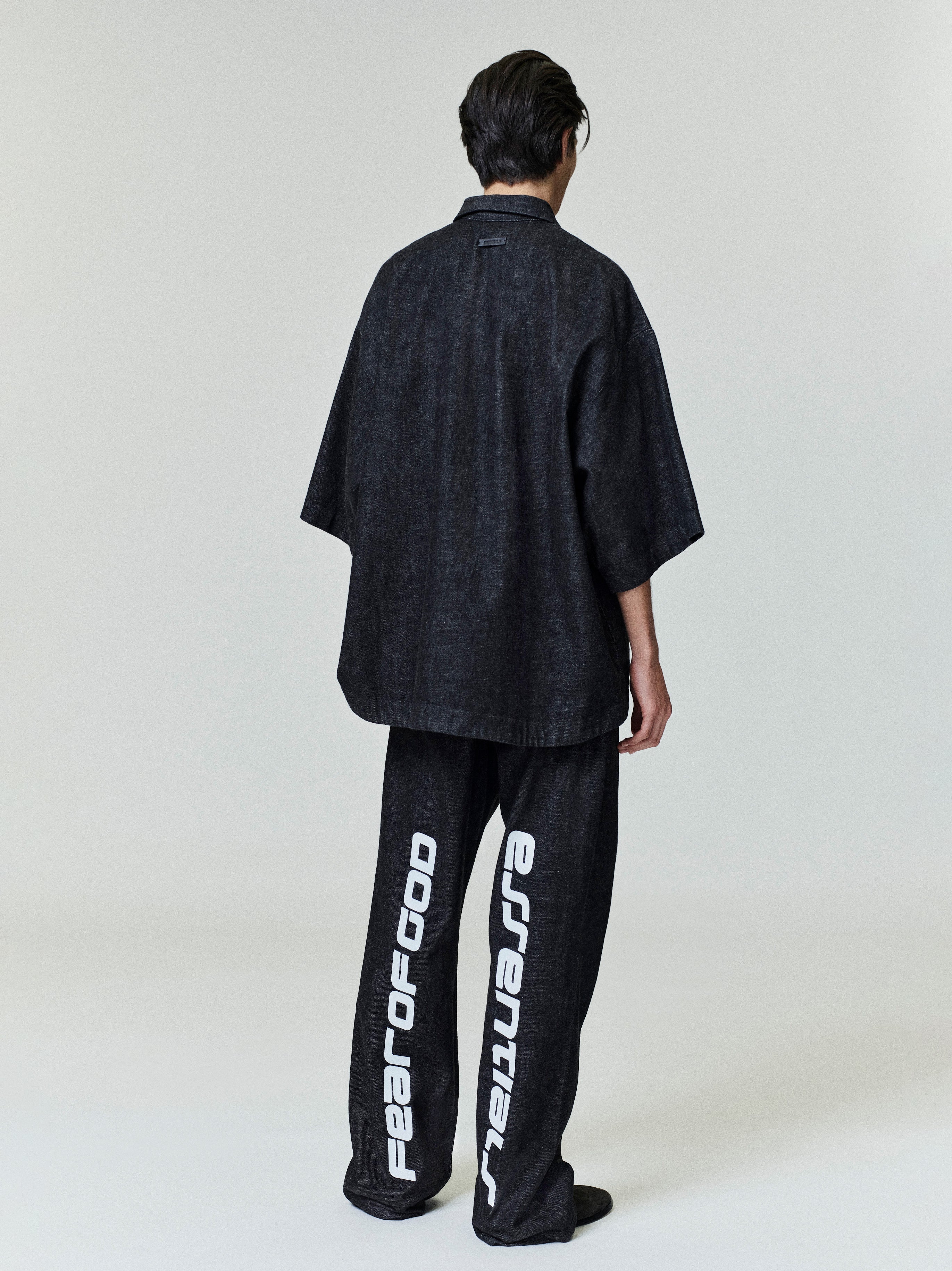 Essentials Denim Work Pant Vintage Black