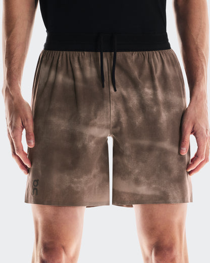 On 7" Performance Shorts Aop Cinder