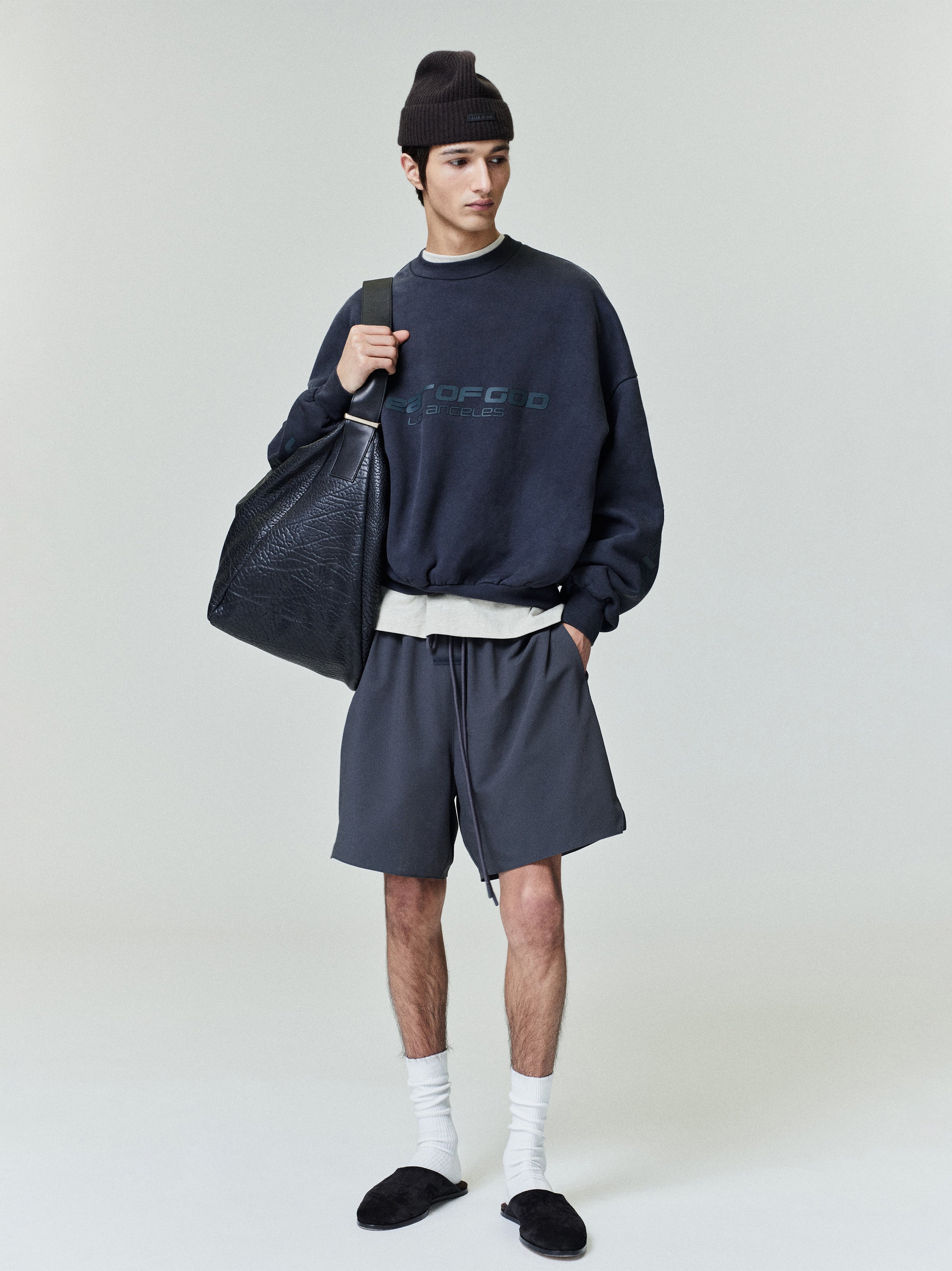 Essentials Tech Nylon Classic Short Iron Grey