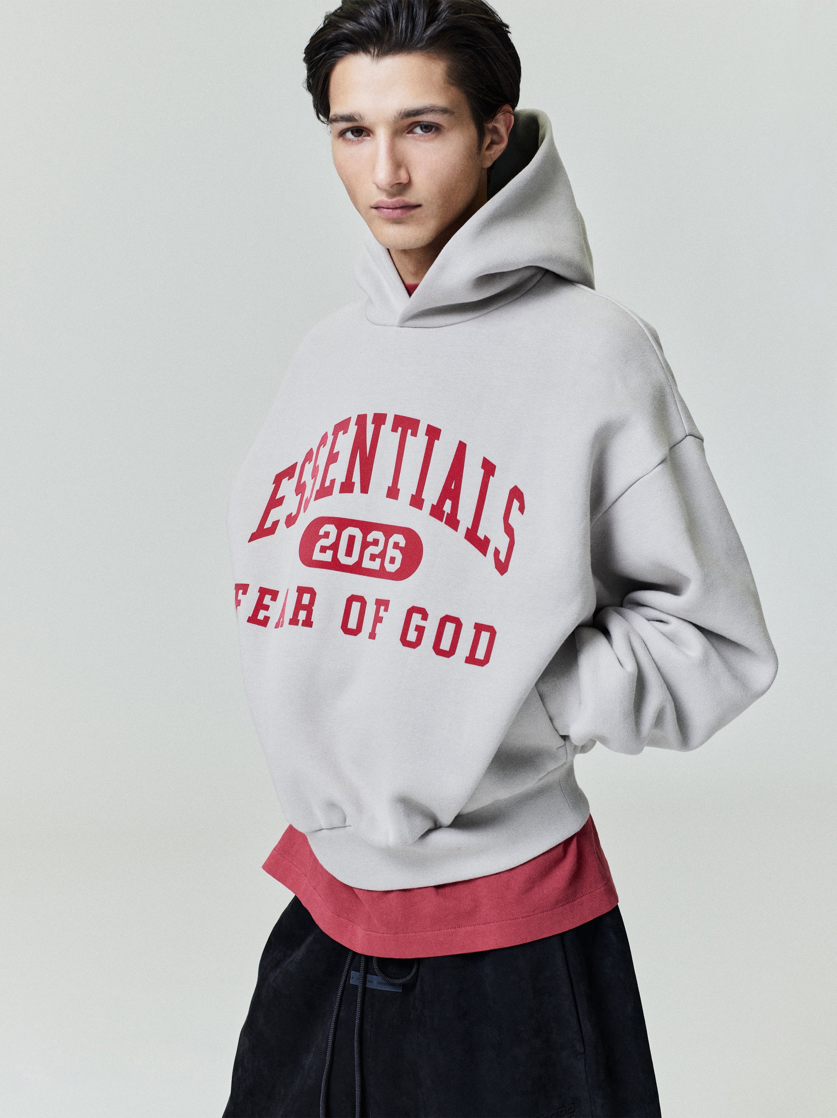 Essentials Classic Hoodie Smoke Grey