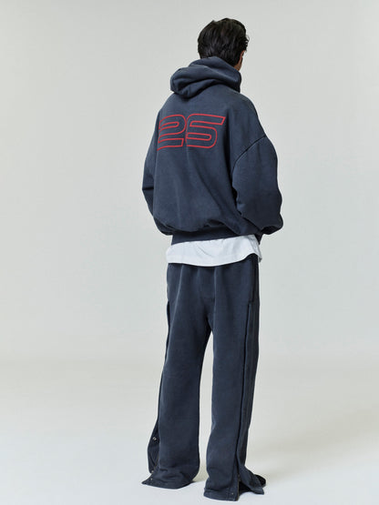 Essentials Heavy Fleece 90S Hoodie Iron Grey