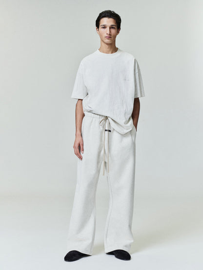 Essentials Embroidered Essential Tee Ivory