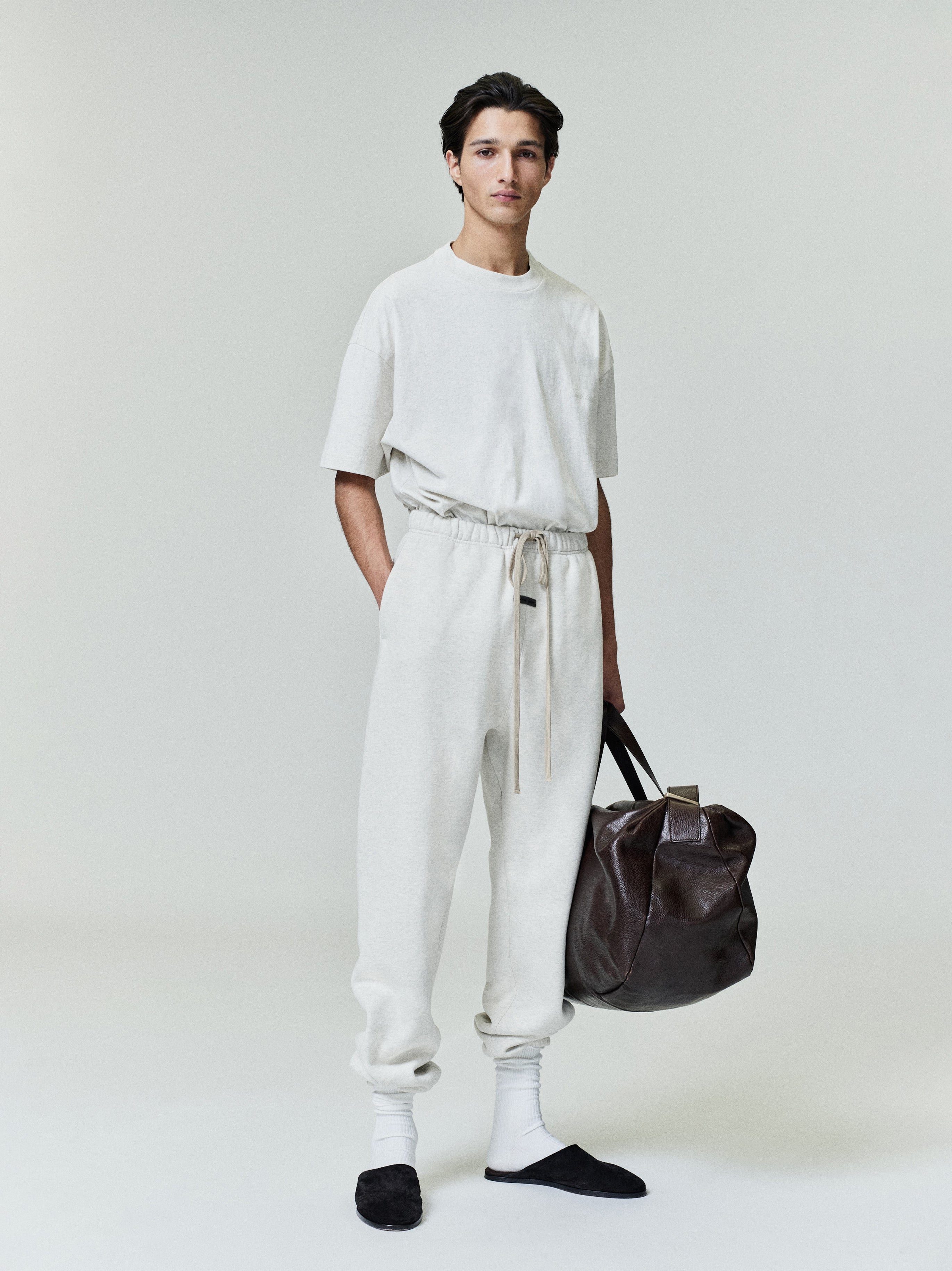 Essentials Classic Sweatpant Oatmeal Heather