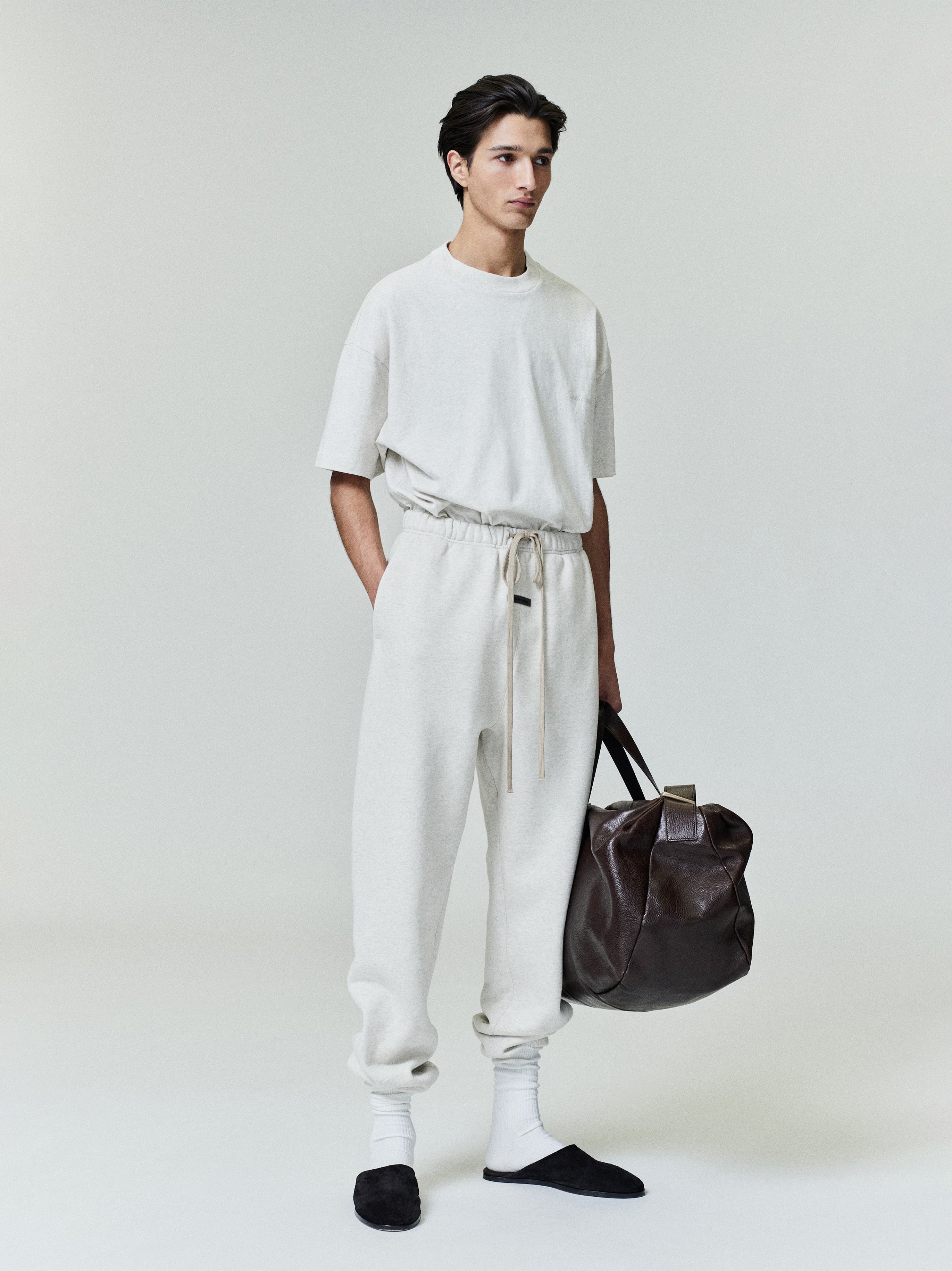Essentials Classic Sweatpant Oatmeal Heather