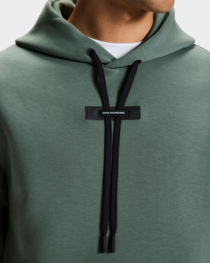 On Focus Tech Hoodie Olive