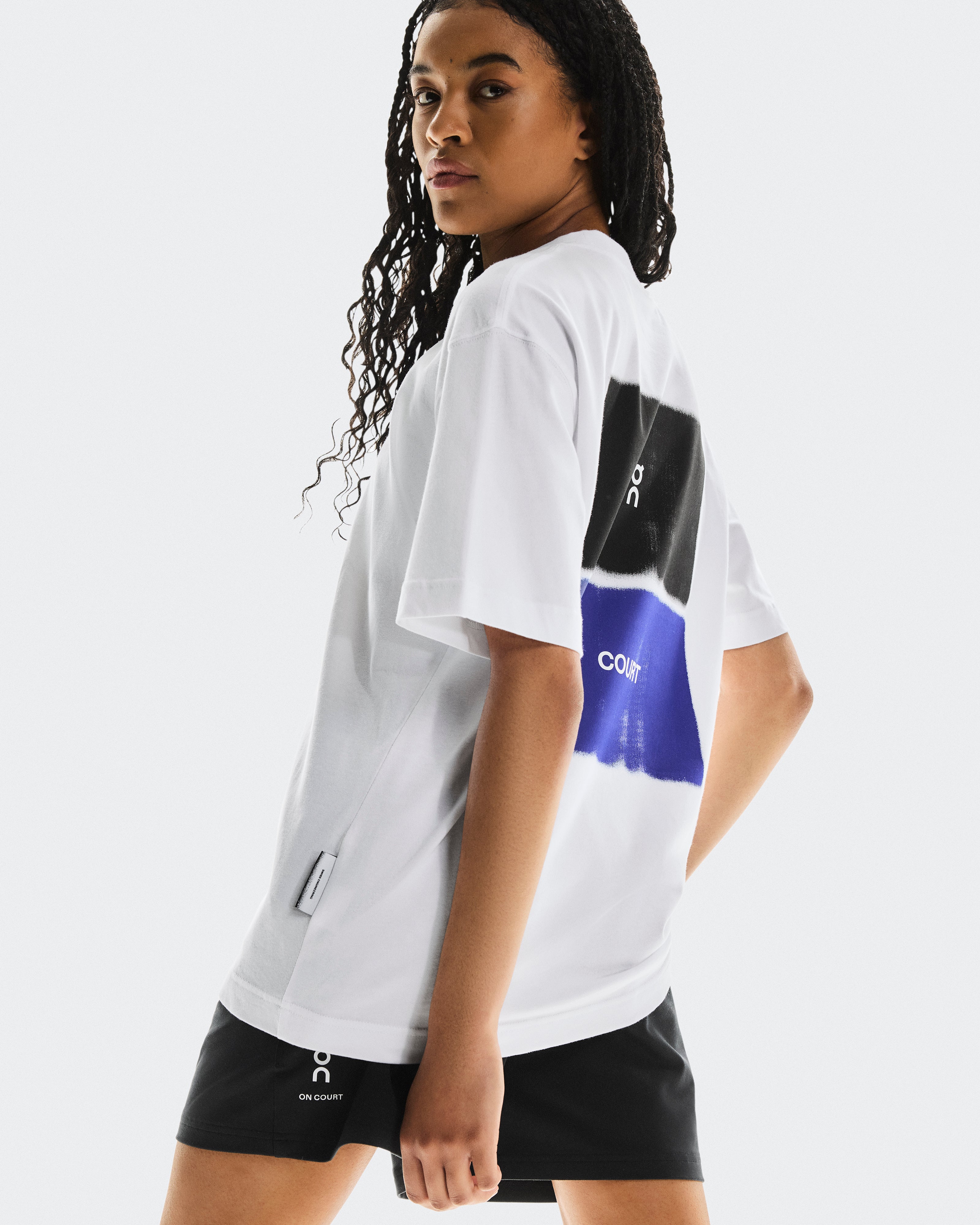On Club-T Court White | Indigo (Women'S)