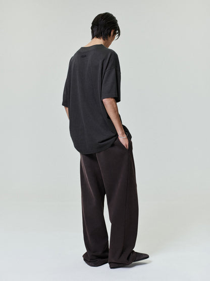 Essentials Sunfaded Wide Leg Sweatpant Dark Brown