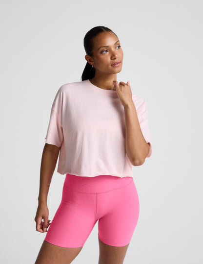 Beyond Yoga SoftKnit Better Than Ever Cropped Cotton Tee Women's