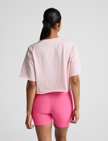 Beyond Yoga SoftKnit Better Than Ever Cropped Cotton Tee Women's