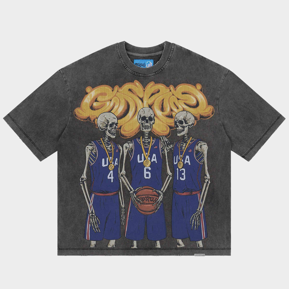 Godspeed Dream Team T-Shirt NG (Grey Wash)