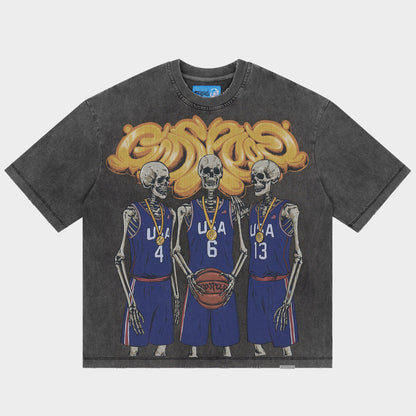 Godspeed Dream Team T-Shirt NG (Grey Wash)