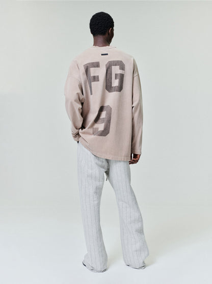 Essentials Fg 9 Long Sleeve Tee Dune Pearl