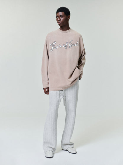 Essentials Fg 9 Long Sleeve Tee Dune Pearl