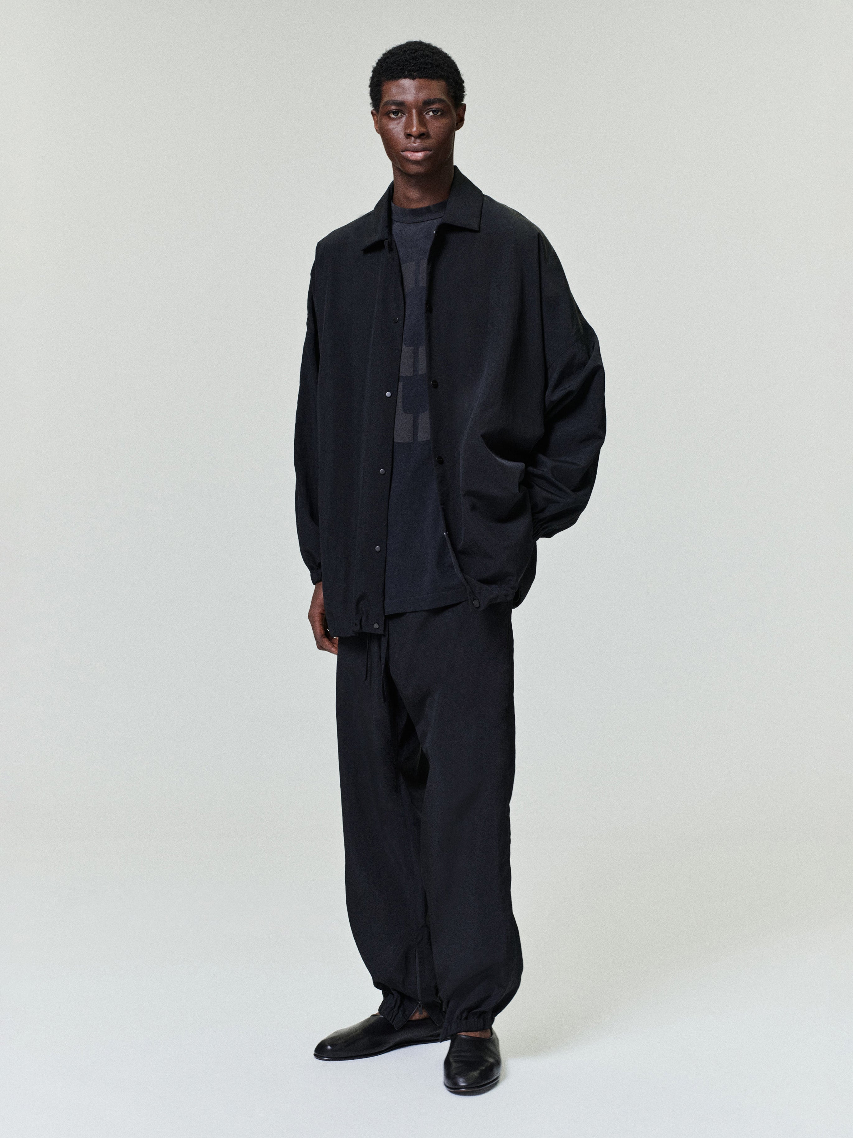 Essentials Nylon Ripstop Tech Track Pants Black
