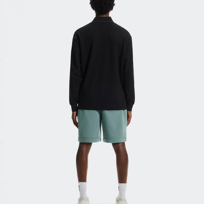 On Courtside Long-T Polo Black | Eclipse