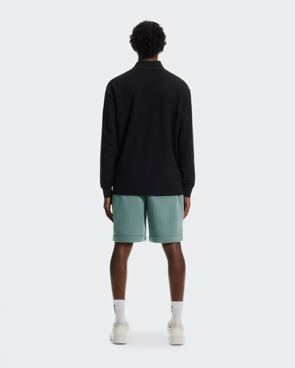 On Courtside Long-T Polo Black | Eclipse