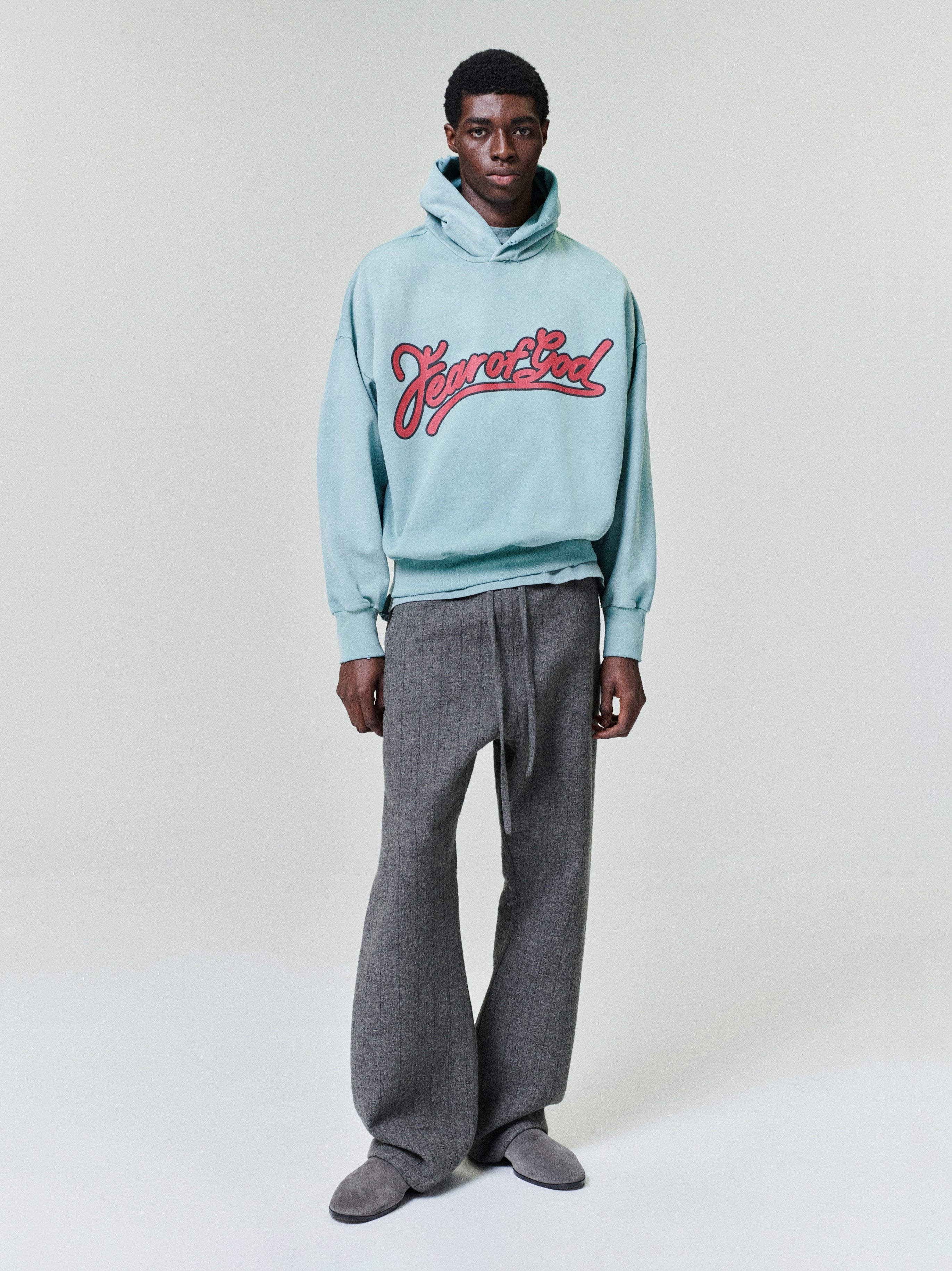 Essentials Fear Of God Classic Hoodie Sky
