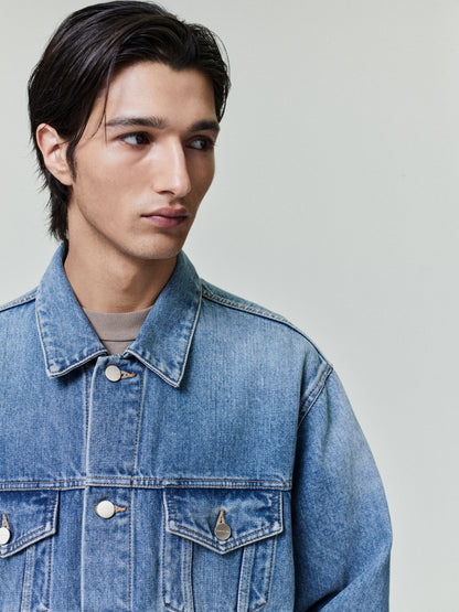 Essentials Classic Trucker Jacket Medium Indigo