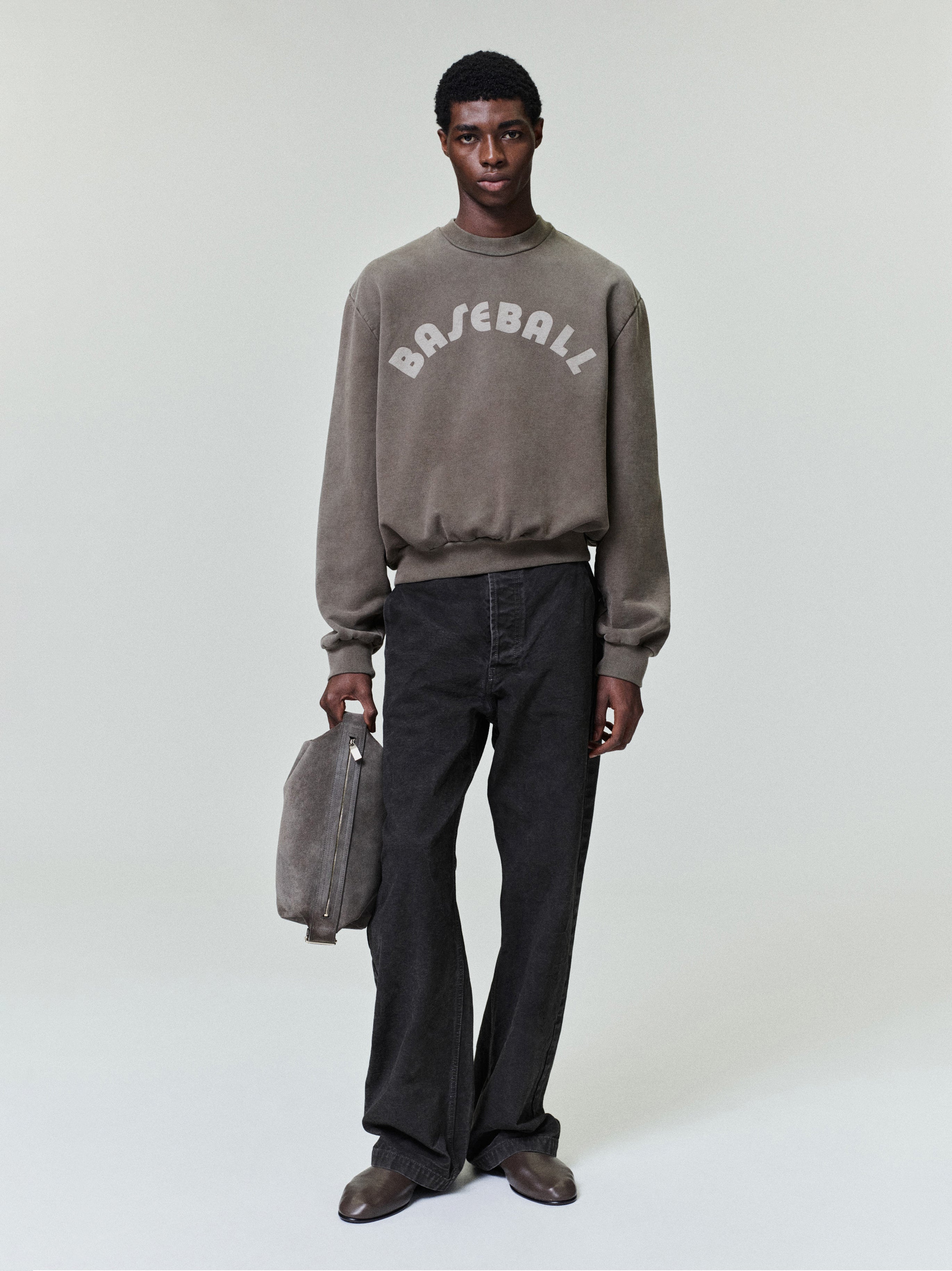 Essentials Washed Canvas Utility Pant Washed Black