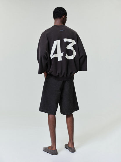 Essentials Washed Canvas Utility Shorts Washed Black