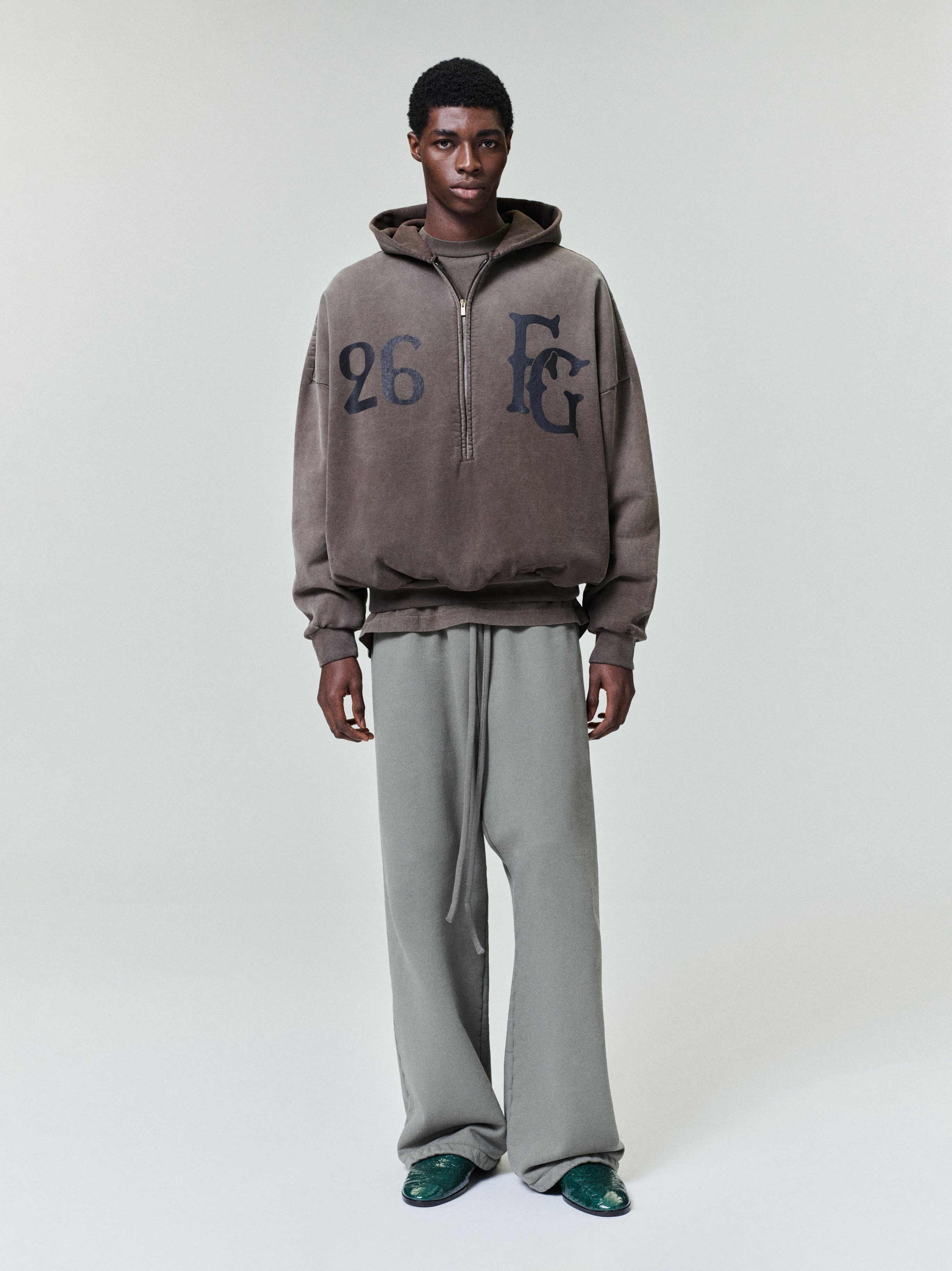 Essentials Wide Leg Sweatpants Clay