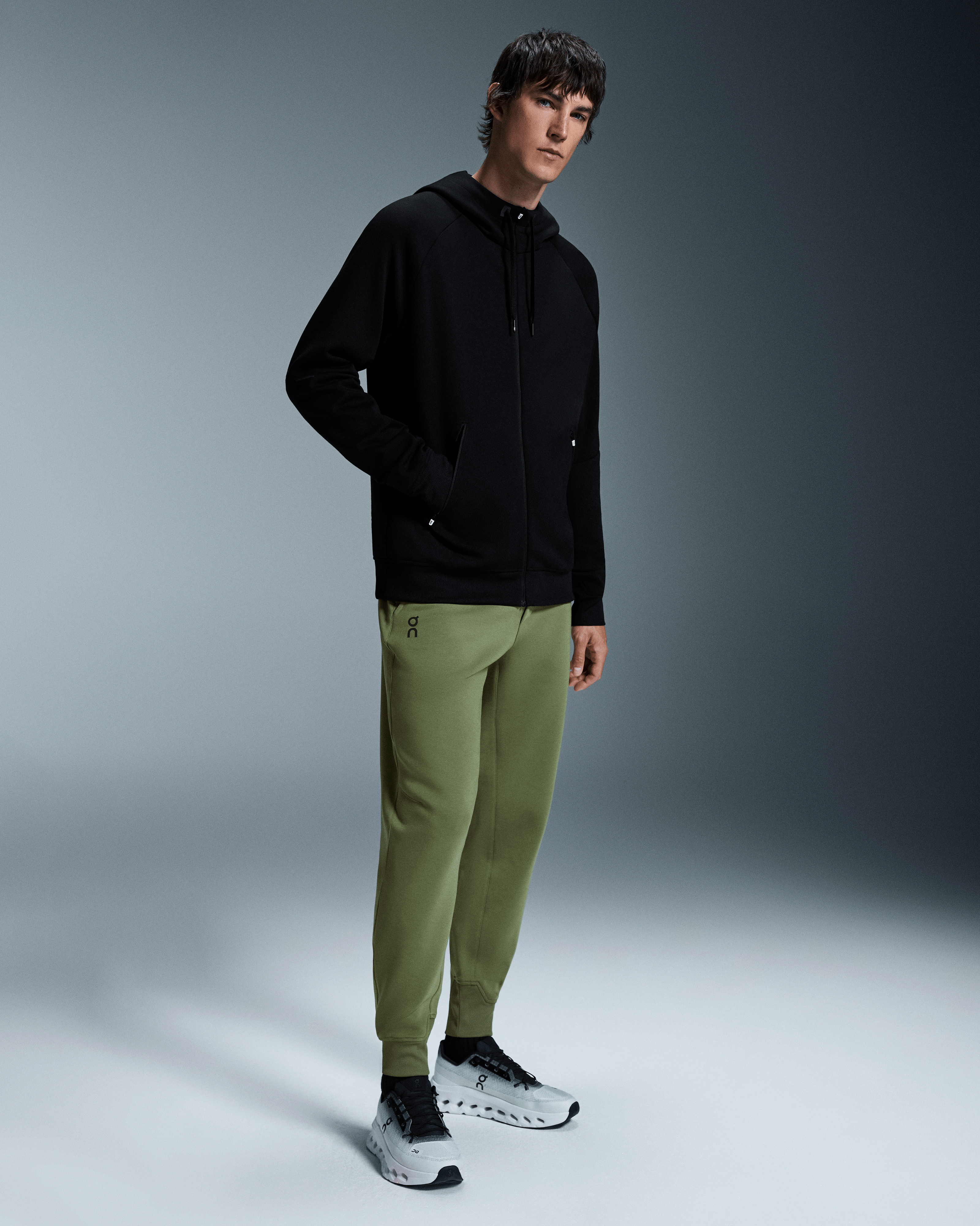 on sweat pants Taiga