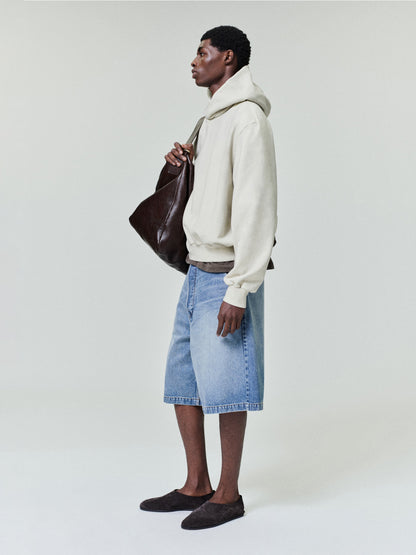 Essentials Classic Half Raglan Hoodie Dirty Ivory