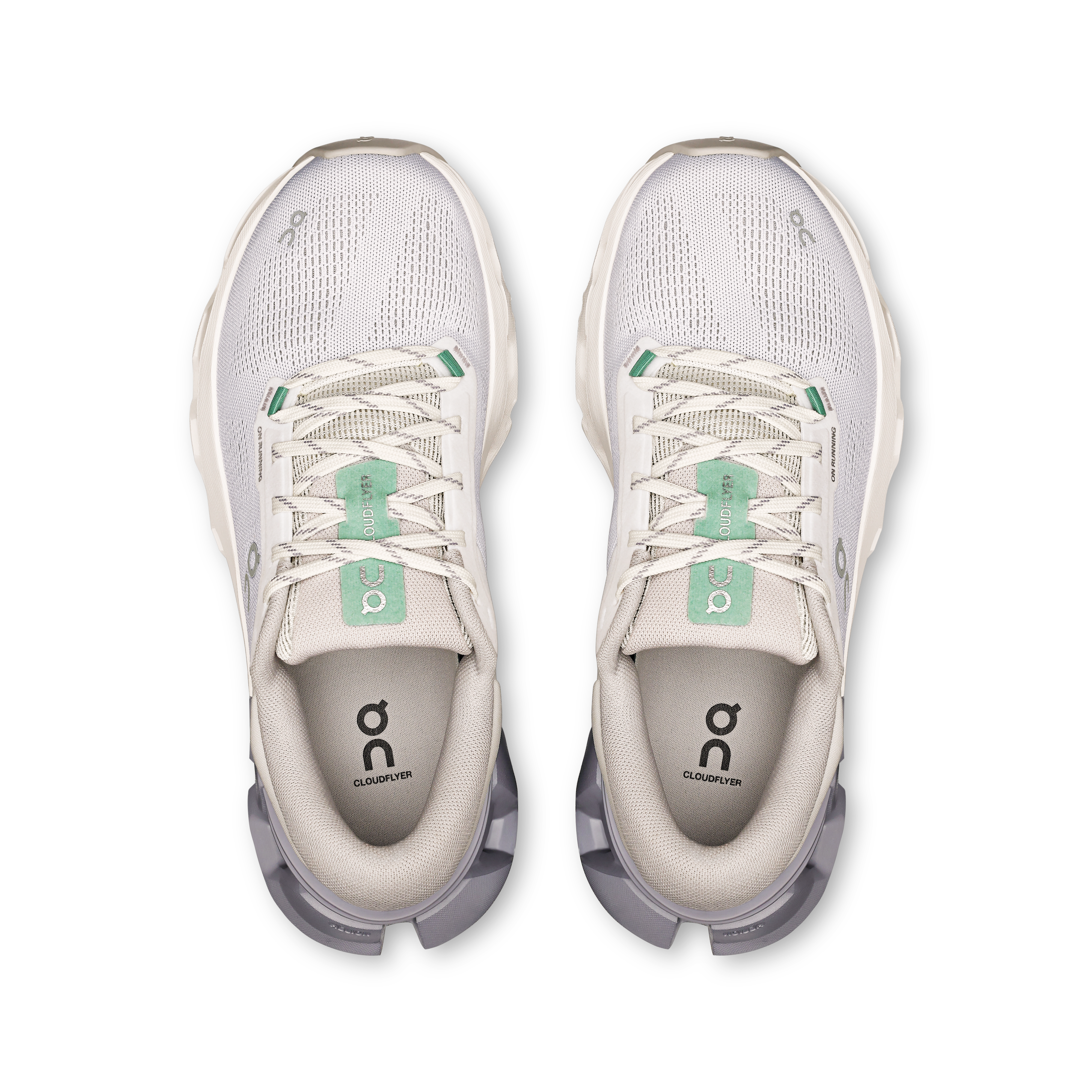 on running cloudflyer 5 white lilac (women's)