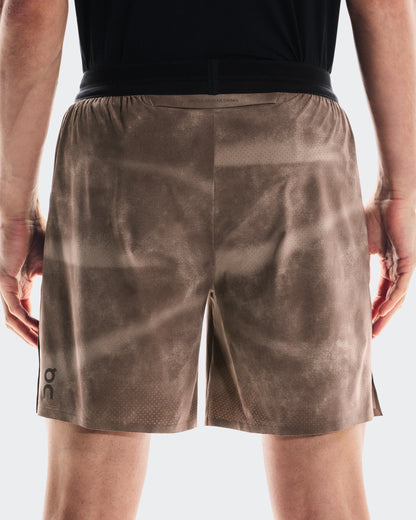 On 7" Performance Shorts AOP Cinder