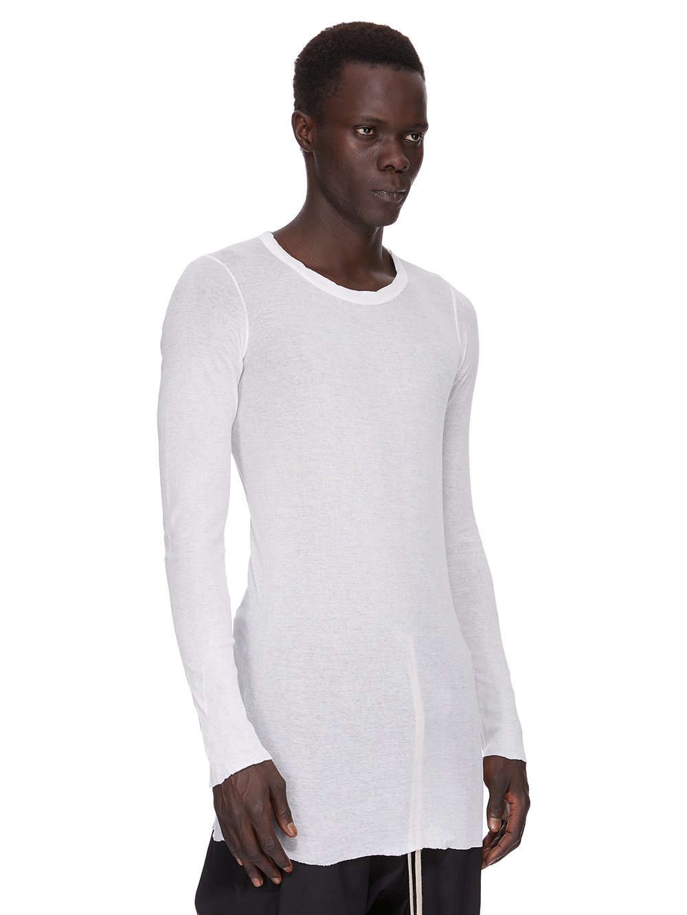 Rick Owens Long Sleeves Rib T
