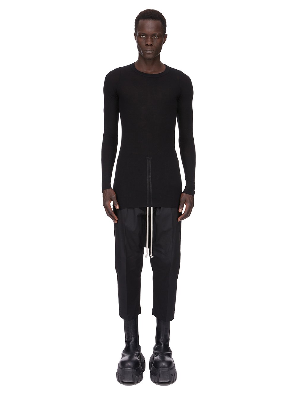 Rick Owens Long Sleeves Rib T
