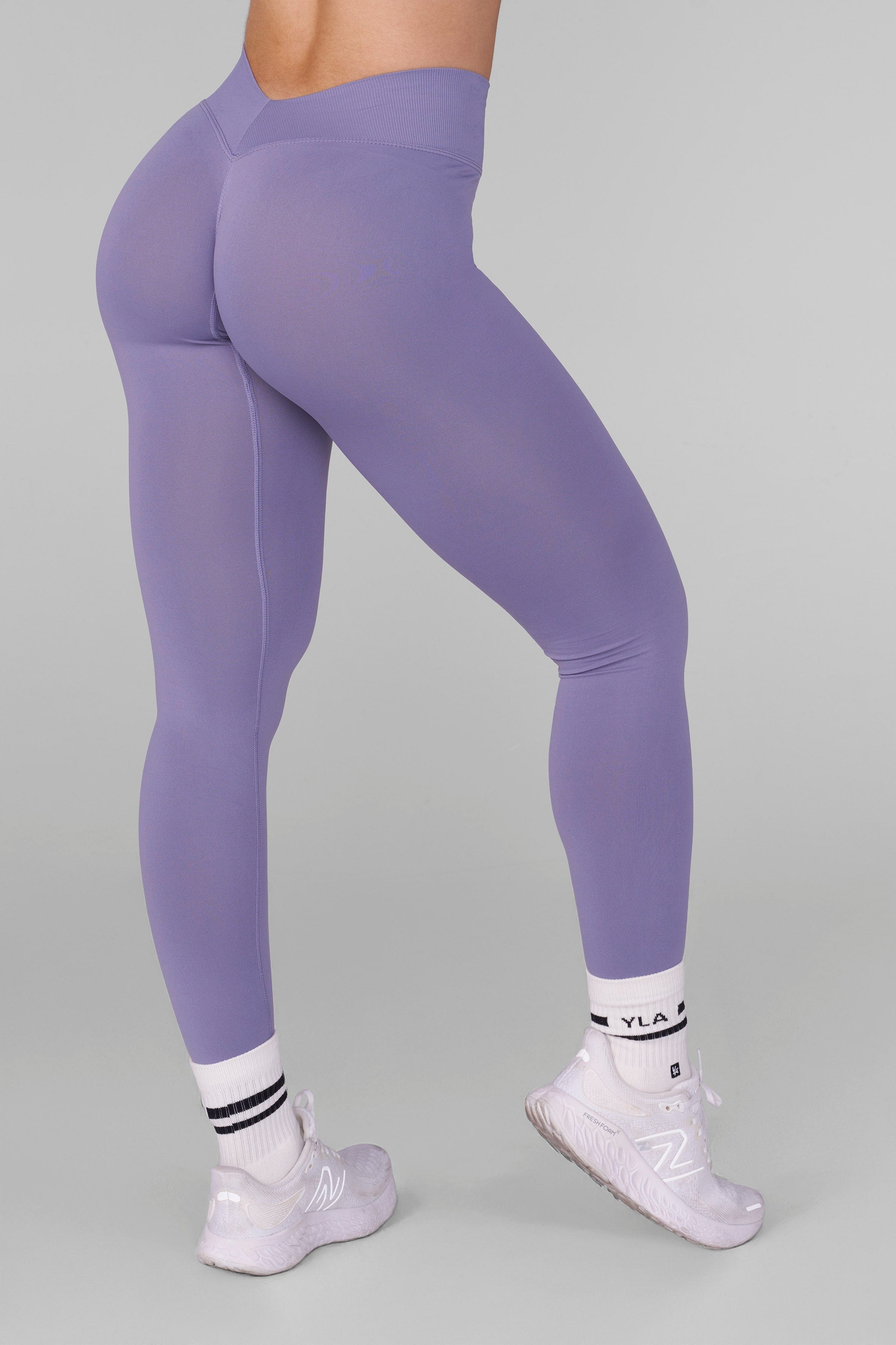 YoungLA W275 Lift Seamless Leggings Dusty Lilac