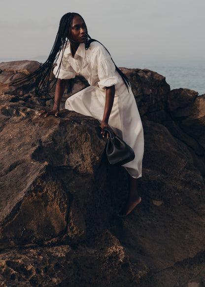 Polene Numero Neuf Textured Black