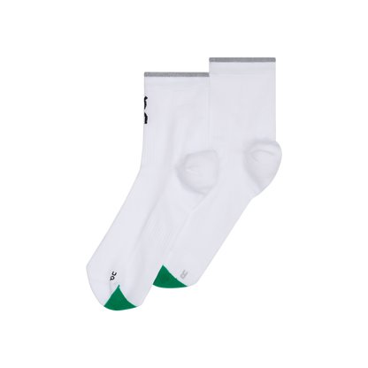 On Elite Run Sock Mid White | Ivory
