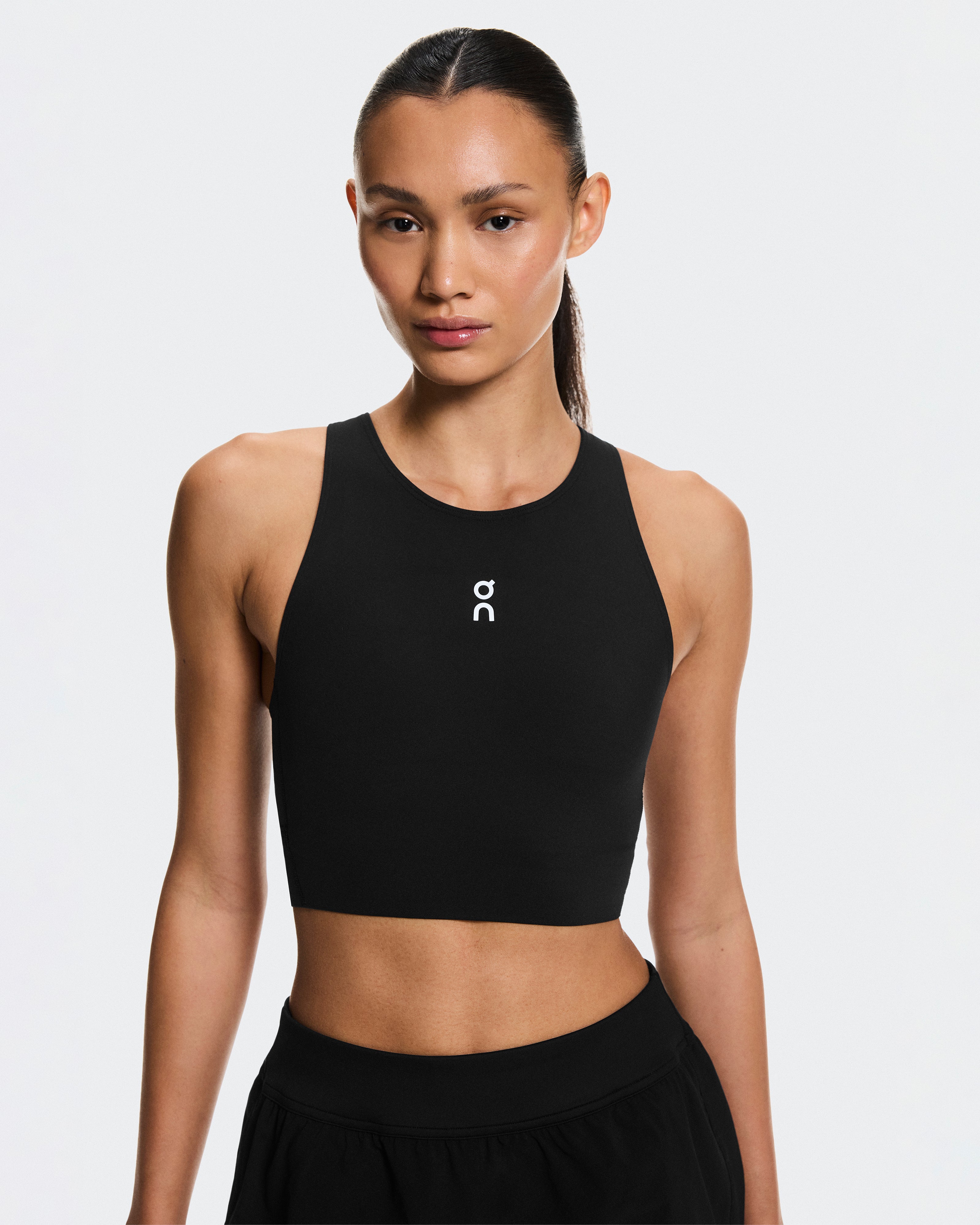 On Court Crop Top Black (Women'S)