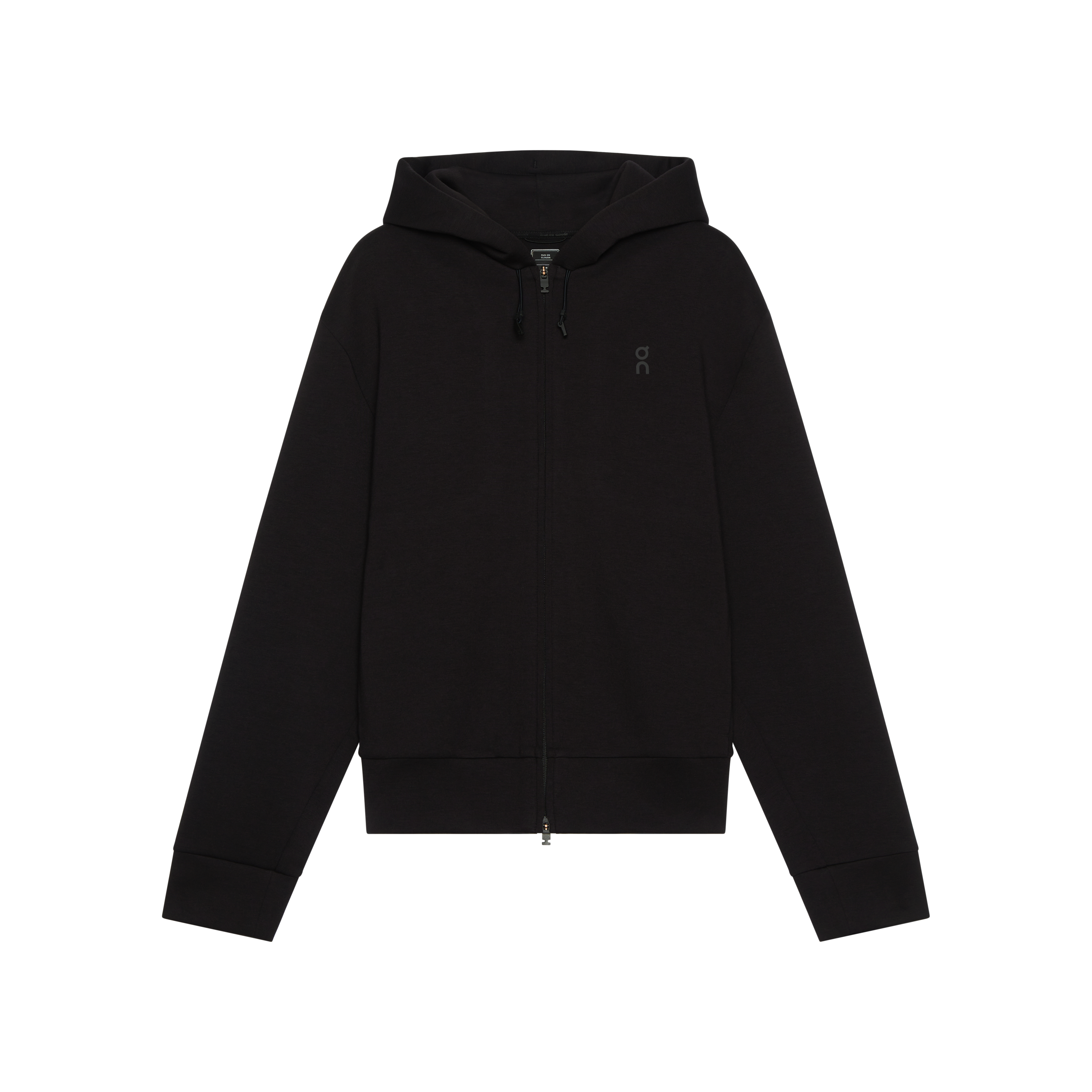 On Focus Tech Zip Hoodie Black (Women's)