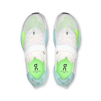 On Cloud X Tempo Pro White Celeste