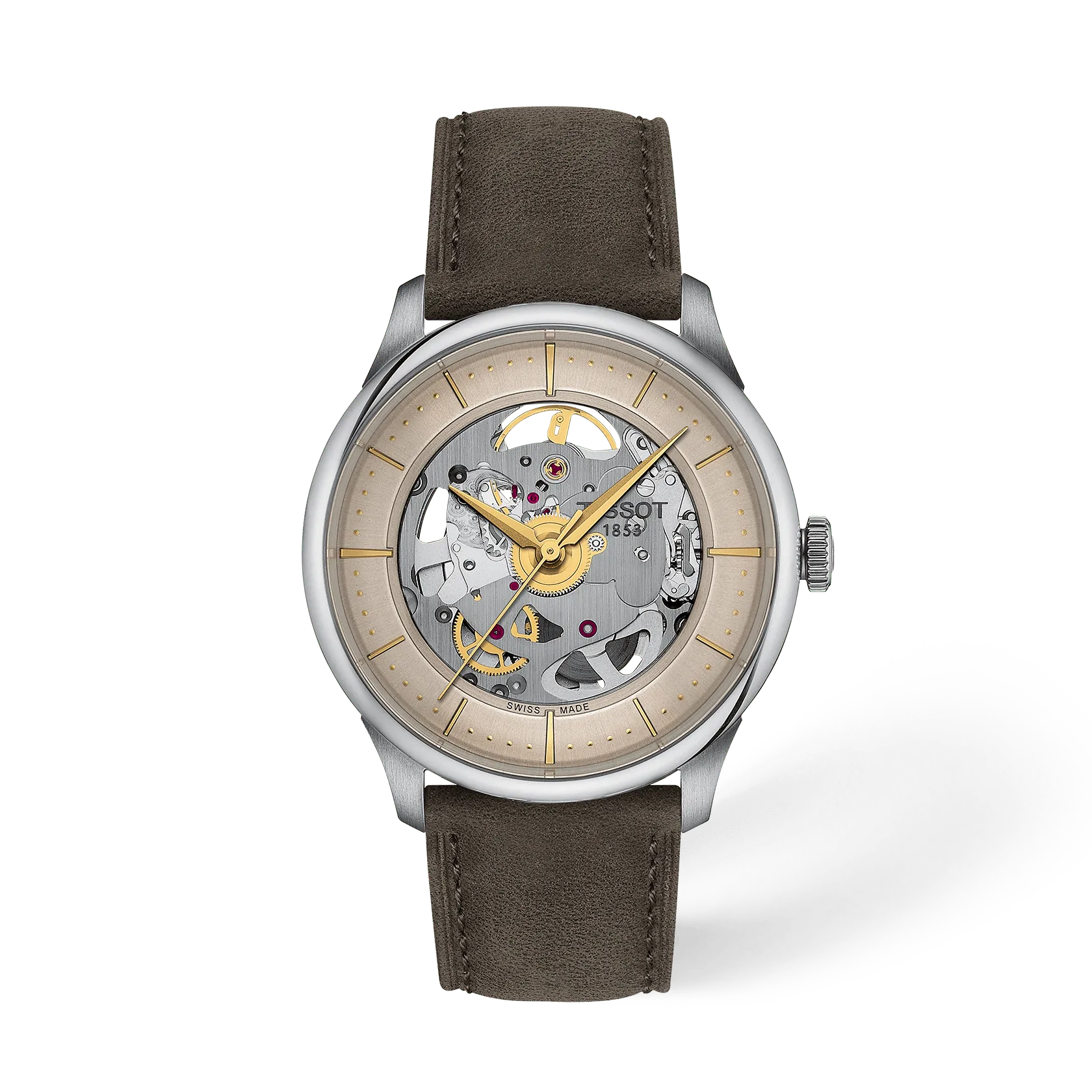 Seiko Tissot Chemin Des Tourelles Skeleton 39Mm T1398361626100