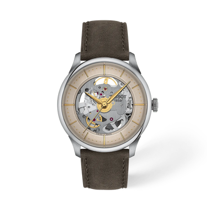 Seiko Tissot Chemin Des Tourelles Skeleton 39Mm T1398361626100