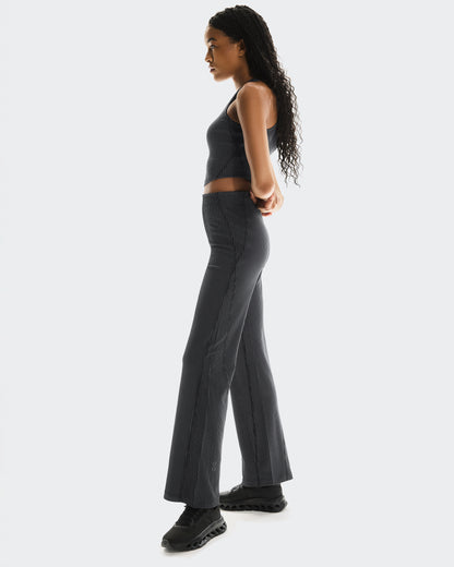 On All-Day Ribbed Pants Black | Rock (Women'S)